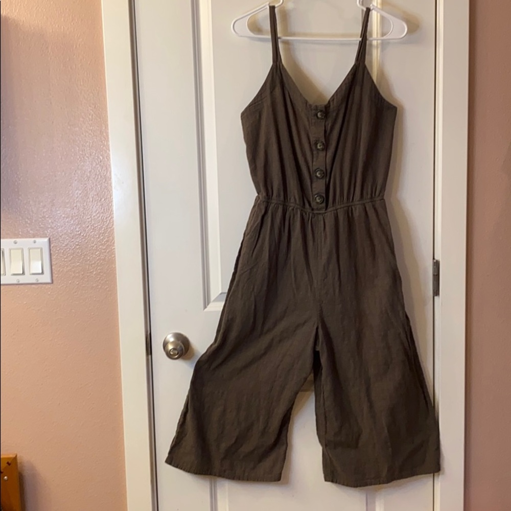 Medium green romper